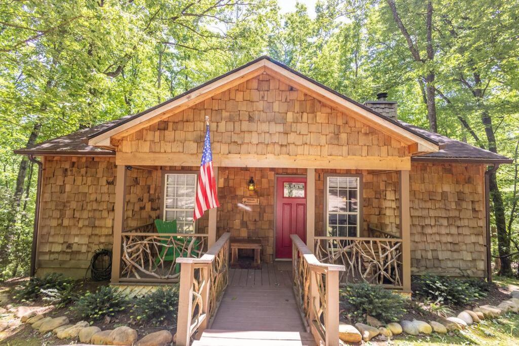 Pet Friendly Luxury Cabin Near Helen With Fire Pit Cleveland Exteriör bild